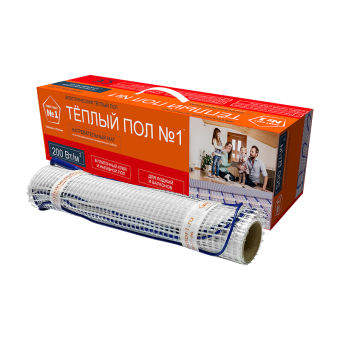 Нагревательный мат «FIRST HEAT» 200вт м2