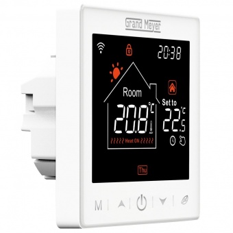 Терморегулятор программируемый Grand Meyer SN-10 с функцией Wi-Fi Белый
