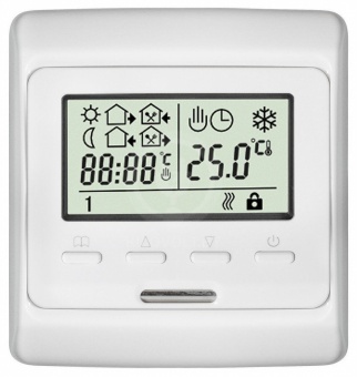Терморегулятор для теплого пола E51 белый