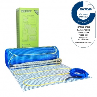 Двужильные нагревательные маты Grand Meyer EcoNG170  под плитку 